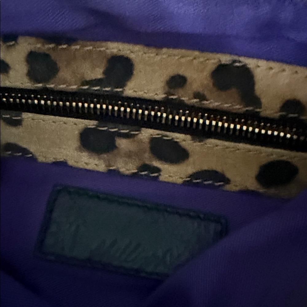 Leopard Print Bow Accent Women's Bag - Picture 4 of 6